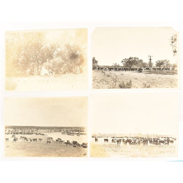 Collection of (4) Frank Reeves Photos of JA Ranch