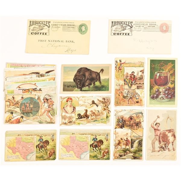 Collection of Arbuckles' Coffee Ads