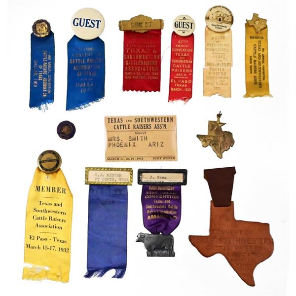 Texas & Southwestern Cattle Raiser Pin Collection