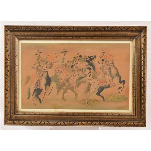 Framed Western Print