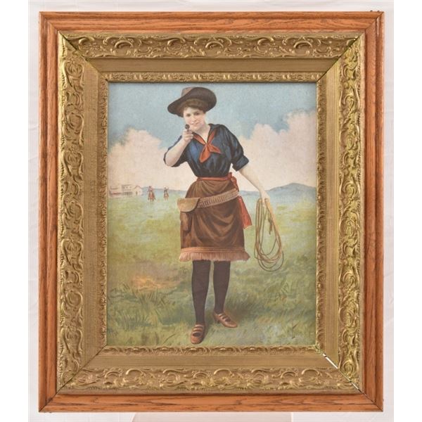 Cowgirl Framed Print