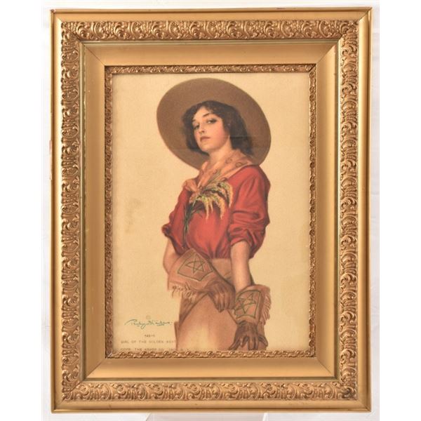 "The Girl of the Golden West" Framed Print