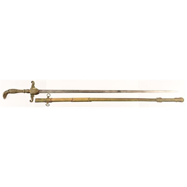 Civil War Officer's Dress Sword & Scabbard