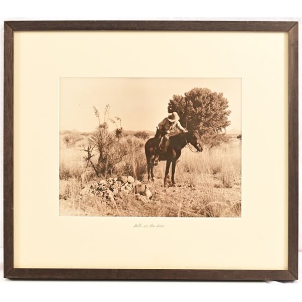 "Still in the Sun" Framed Cowboy Photo Print