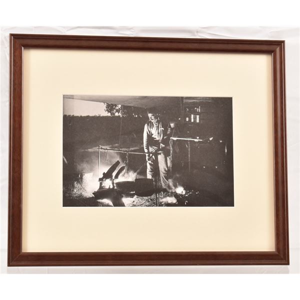 Framed Cowboy Photo Print