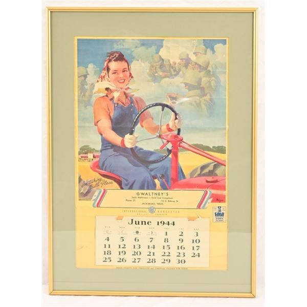 1944 Jacksboro Texas Calendar
