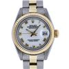 Image 3 : Rolex Ladies 2T Yellow Gold & Stainless Steel White Roman 26MM Datejust