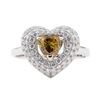 Image 2 : 1.55 ctw Diamond Ring - Platinum