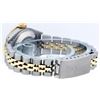 Image 7 : Rolex Ladies 2 Tone Mother Of Pearl & Emerald 26MM Datejust Wristwatch