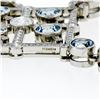 Image 9 : Tiffany & Co. Jazz Platinum 7.20 ctw Round Aquamarine Diamond Chandelier Necklac