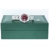 Image 9 : Rolex Datejust New Style Ladies 26 Quickset Red Full Diamond 4CTW Datejust Box A