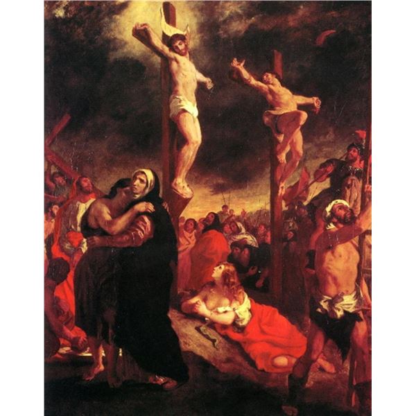 Eugï¿½ne Delacroix - Christ at the Cross