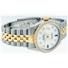 Image 4 : Rolex Mens 2 Tone Mother Of Pearl Diamond 36MM Datejust Wristwatch