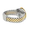 Image 5 : Rolex Mens 2 Tone Green Vignette String VS 3 ctw Channel Set Diamond Datejust Wr