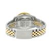 Image 7 : Rolex Mens 2 Tone Green Vignette String VS 3 ctw Channel Set Diamond Datejust Wr