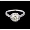 Image 2 : 1.52 ctw Diamond Ring - 14KT White Gold