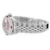 Image 5 : Rolex Ladies Stainless Steel Diamond Lugs & Ruby Datejust Wristwatch 36MM