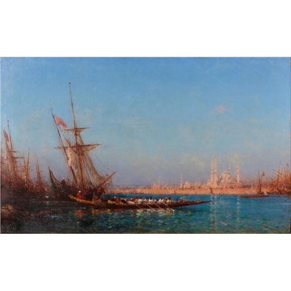 Felix Ziem - View of Istanbul