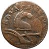 Image 1 : 1772 Machin's Mills Halfpenny V.6-72A R6+ Overstruck by New Jersey M.56-m F12