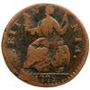 Image 2 : 1778 Machin's Mills Halfpenny V.12-78B R3 VG10