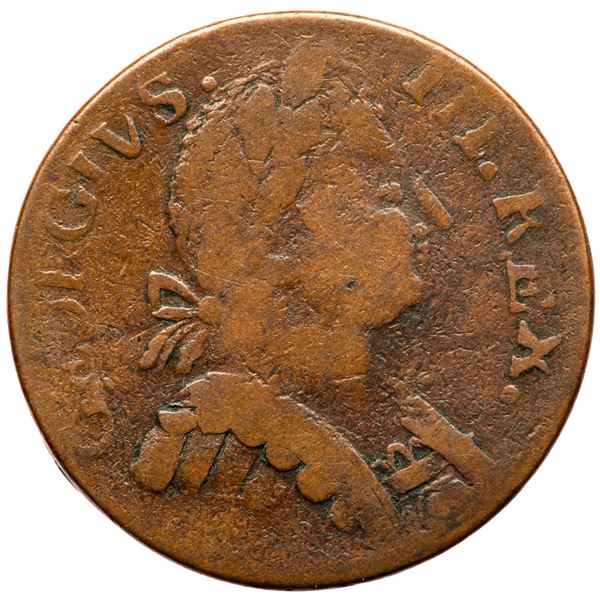 1787 Machin's Mills Halfpenny V.17-87B R2 F15