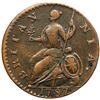 Image 2 : 1787 Machin's Mills Halfpenny V.19-87C R2 EF40