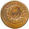 Image 1 : 1767 French Colonial Sou with RF Counterstamp Breen-701 VF20
