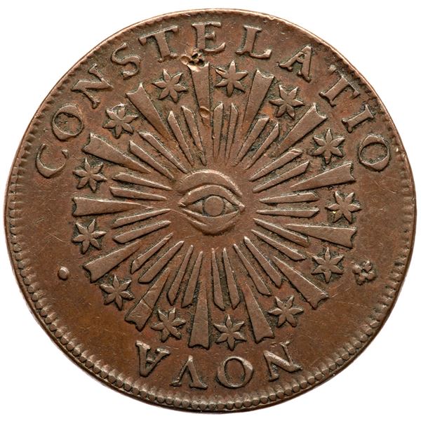 1783 Nova Constellatio Crosby 3-C R3 Blunt Rays VF30