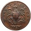 Image 2 : 1787 Massachusetts Half Cent Ryder 4-B R5 AU50