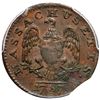 Image 2 : 1787 Massachusetts Half Cent Ryder 5-A R3 PCGS graded AU58