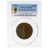 Image 3 : 1787 Massachusetts Cent Ryder 2b-A R3 PCGS graded VF30