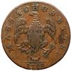 Image 2 : 1788 Massachusetts Cent Ryder 1-D R3 VF20