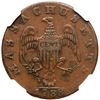 Image 2 : 1788 Massachusetts Cent Ryder 3-A R4- NGC graded AU53, CAC Approved