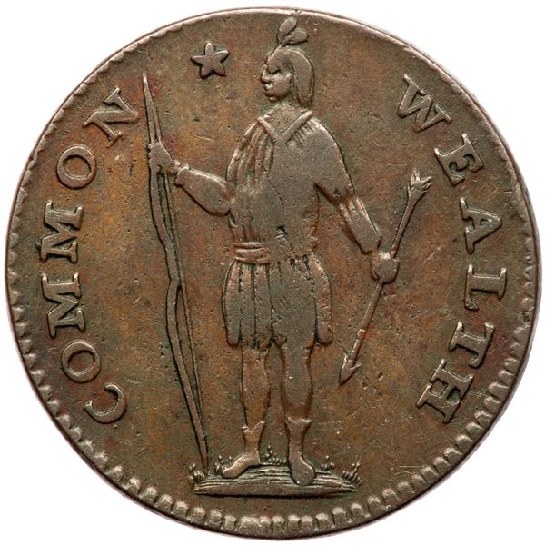 1788 Massachusetts Cent Ryder 7-M R4+ VF30
