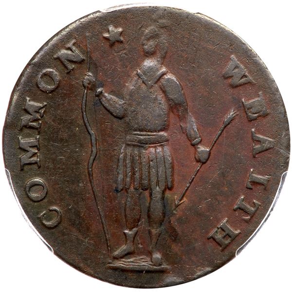 1788 Massachusetts Cent Ryder 11-F R5- PCGS graded VF35