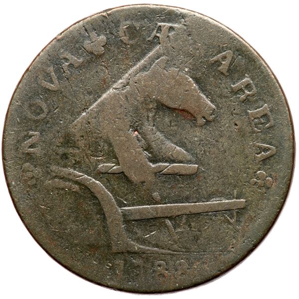 1788 New Jersey Maris 77-dd R2 "Running Fox" VG10