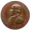 Image 1 : 1791 Washington Cent with Large Eagle Breen-1206, Baker-15 AU50