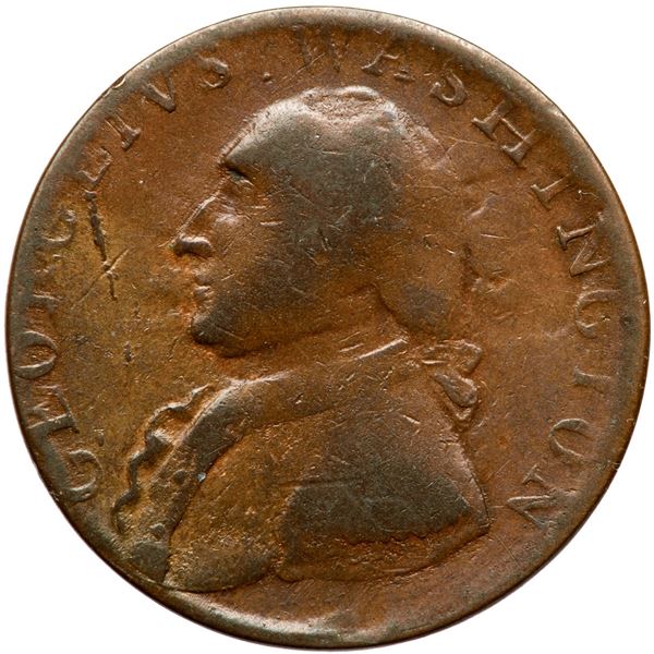 (1795) Washington North Wales Halfpenny Breen-1294 VF30