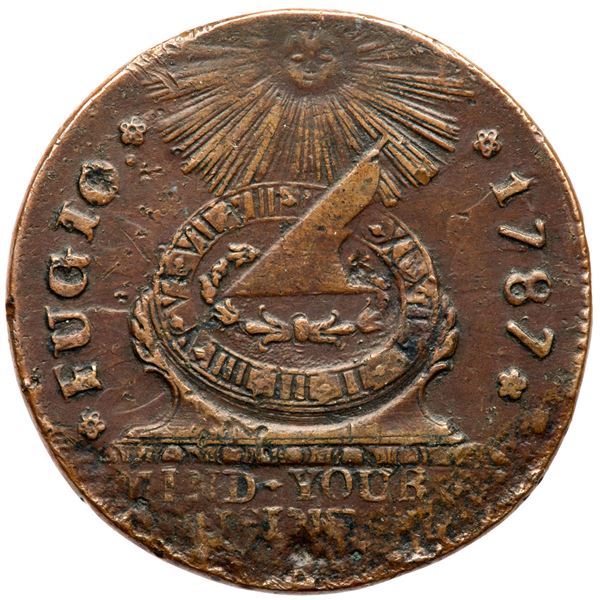 1787 Fugio Cent Newman 13-X R2 F12