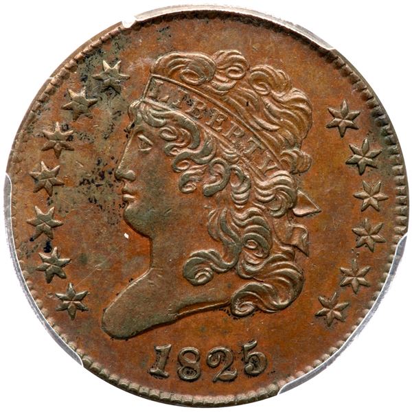 1825 C-1 R3 PCGS graded AU55