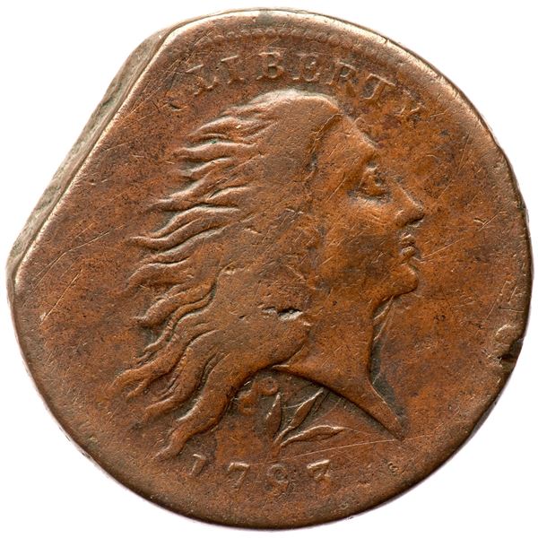 1793 S-11c R3- Wreath Cent with Lettered Edge VG10+