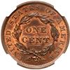 Image 2 : 1837 N-9 R1 Beaded Hair Cord NGC graded MS64 Red & Brown