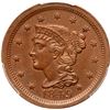 Image 1 : 1849 N-1 R4 PCGS graded MS63 Brown