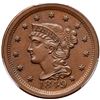 Image 1 : 1849 N-2 R1 PCGS graded MS64 Brown