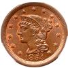 Image 1 : 1854 N-17 R1 PCGS graded MS64 Brown