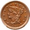 Image 1 : 1854 N-22 R3+ PCGS graded AU55