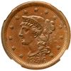 Image 1 : 1856 N-11 R1 Upright 5 NGC graded MS62 Brown