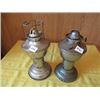 Image 1 : 2 METAL LAMP BASES (ALLADIN STYLE) (NO CHIMNEYS)