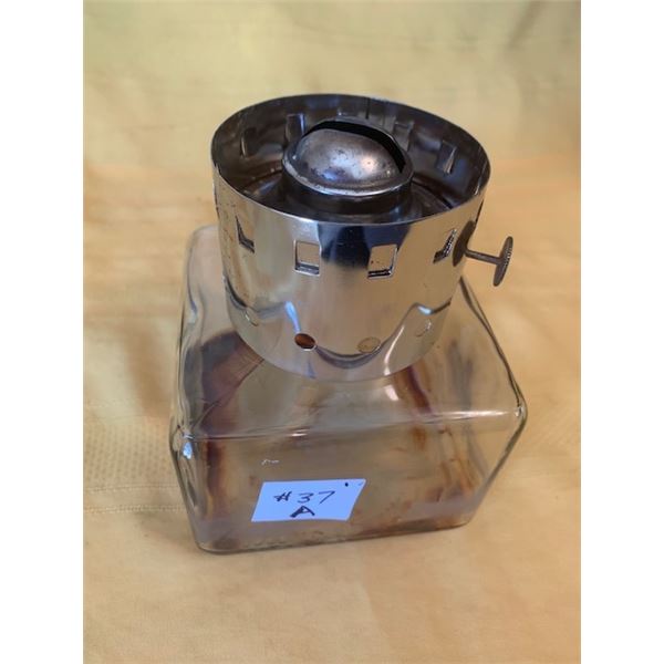 SQUARE OIL LAMP (NO CHIMNEY)