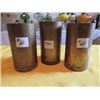 Image 1 : 3 BRASS TINS